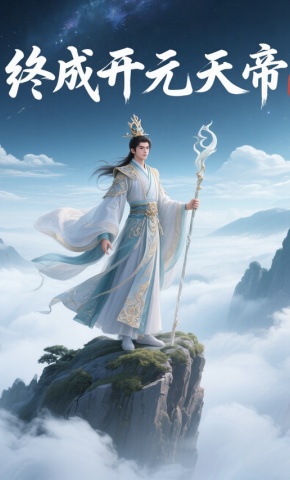 短剧《终成开元天帝》海报