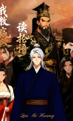 短剧《我教嬴政读抡语》海报