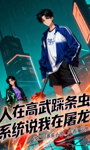 短剧《人在高武踩条虫，系统说我在屠龙》海报