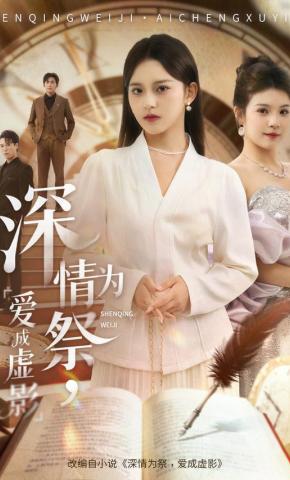 短剧《深情为祭，爱成虚影》海报