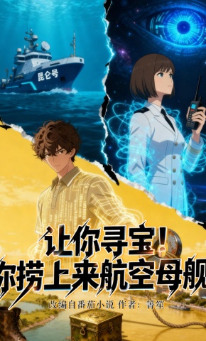 短剧《让你寻宝！你捞上来航空母舰？》海报
