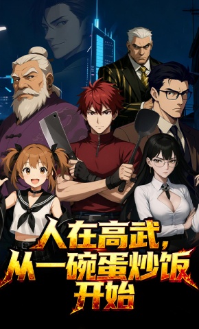 短剧《人在高武，从一碗蛋炒饭开始》海报