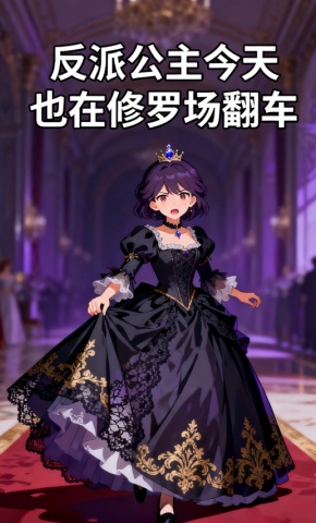 短剧《反派公主今天也在修罗场翻车》海报