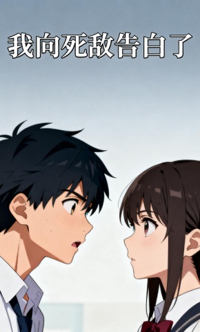短剧《我向死敌告白了》海报
