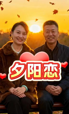 短剧《夕阳恋》海报