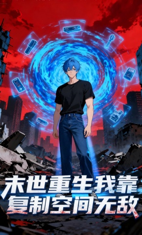 短剧《末世重生我靠复制空间无敌》海报