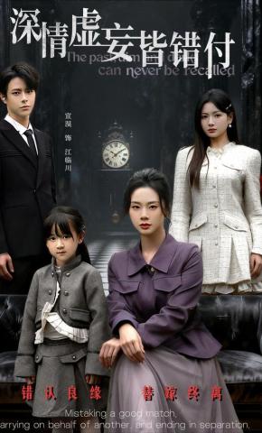 短剧《深情虚妄皆错付》海报