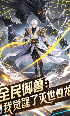 短剧《全民御兽：我觉醒了灭世烛龙》海报