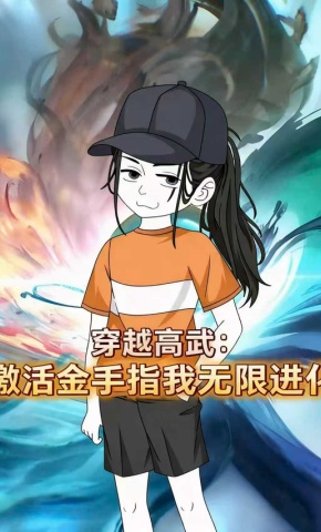 短剧《穿越高武：激活金手指我无限进化》海报