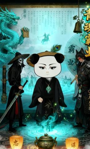 短剧《青魂霸业》海报