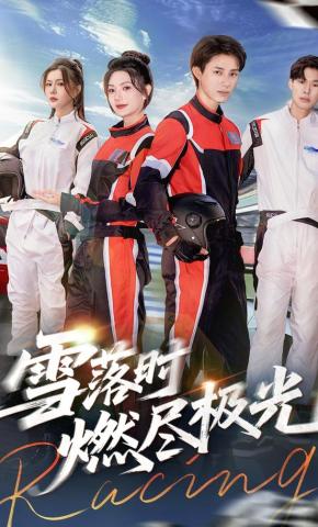 短剧《雪落时燃尽极光》海报