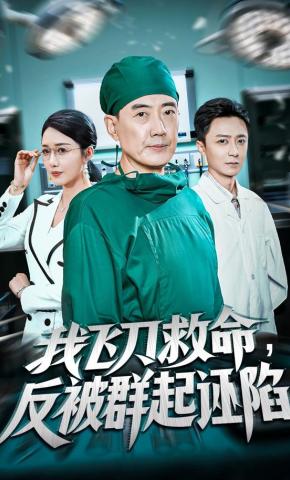 短剧《我飞刀救命，反被群起诬陷》海报