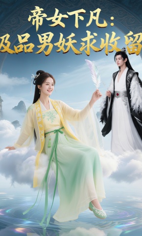 短剧《帝女下凡：极品男妖求收留》海报