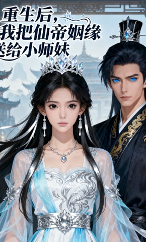 短剧《重生后，我把仙帝姻缘送给小师妹》海报