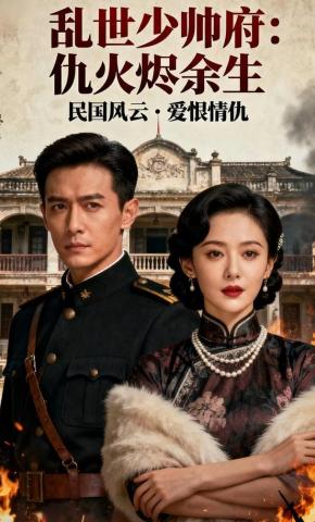 短剧《乱世少帅府：仇火烬余生》海报