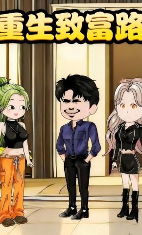 短剧《重生致富路》海报