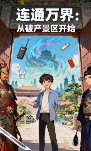 短剧《连通万界：从破产景区开始》海报