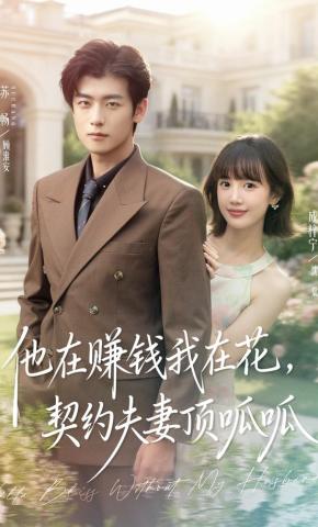 短剧他在赚钱我在花，契约夫妻顶呱呱海报