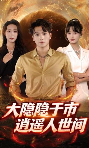 短剧《大隐隐于市，逍遥人世间》海报