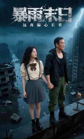 短剧《暴雨末日：远离偏心长辈》海报