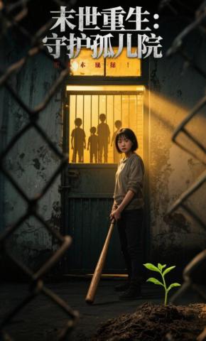 短剧《末世重生：守护孤儿院》海报