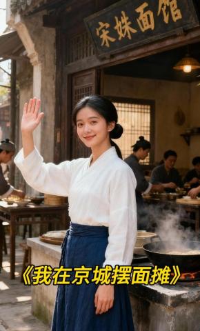 短剧《我在京城摆面摊》海报