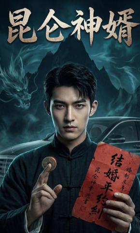 短剧《昆仑神婿》海报