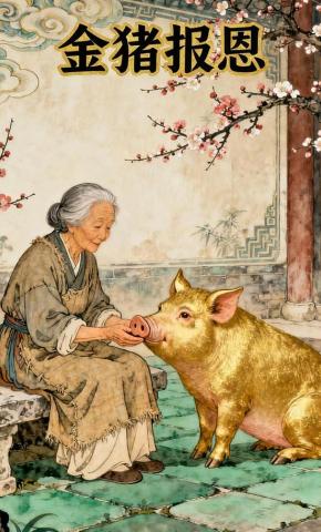 短剧《金猪报恩》海报