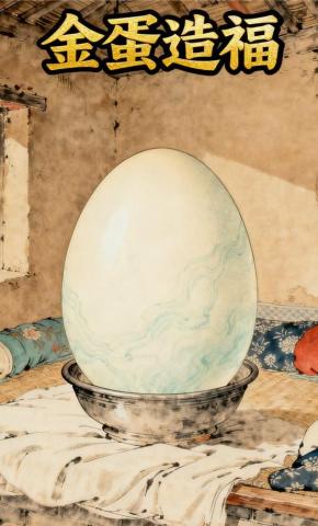 短剧《金蛋造福》海报
