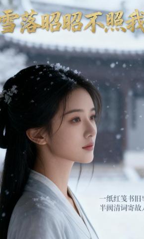 短剧《雪落昭昭不照我》海报