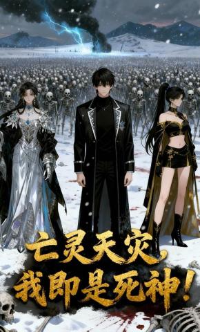 短剧《亡灵天灾，我即是死神！》海报