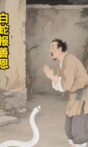 短剧《白蛇报善恩》海报