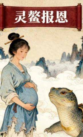 短剧《灵鳌报恩》海报