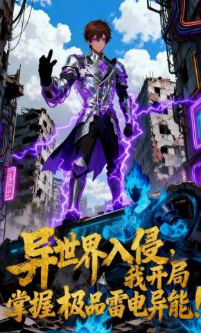 短剧《异世界入侵，我开局掌握极品雷电异能！》海报