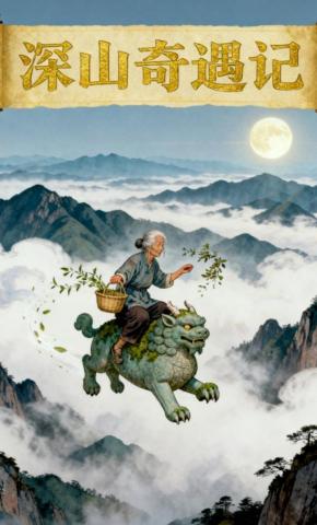 短剧《深山奇遇记》海报