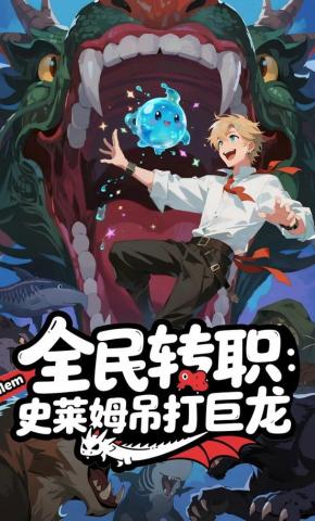 短剧《全民转职：史莱姆吊打巨龙》海报