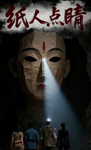 短剧《纸人点睛》海报