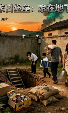 短剧《末日堡垒：家在地下》海报