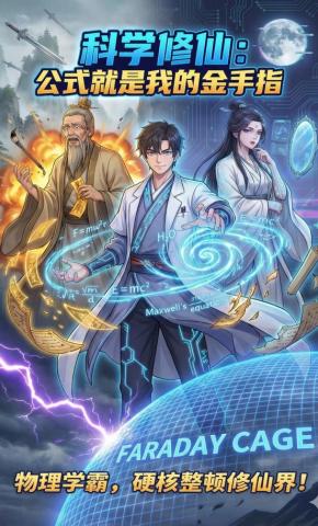 短剧《科学修仙公式就是我的金手指》海报