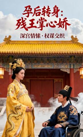 短剧《孕后转身：残王掌心娇》海报