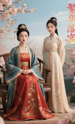 短剧《繁华落宫》海报