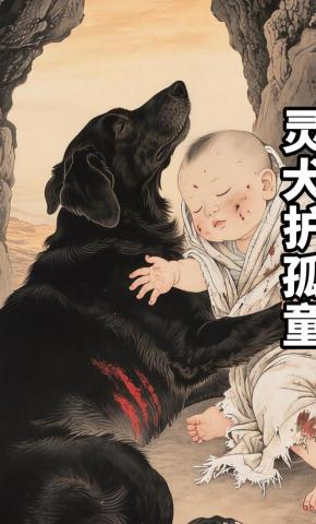 短剧《灵犬护孤童》海报