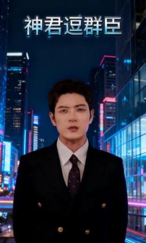 短剧《神君逗群臣》海报