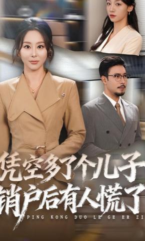 短剧《凭空多了个儿子，销户后有人慌了》海报