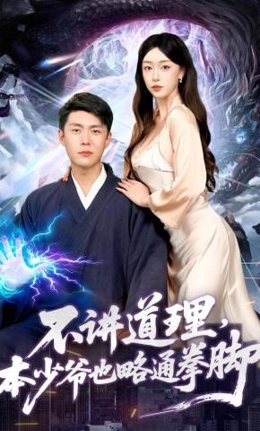 短剧《不讲道理，本少爷也略通拳脚》海报