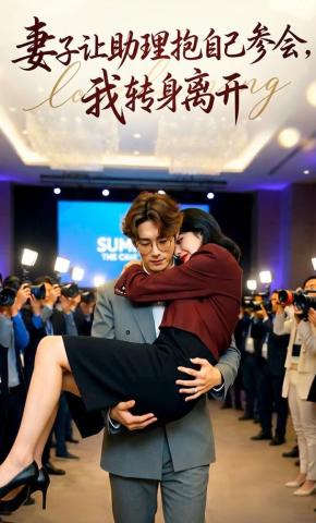 短剧《妻子让助理抱自己参会，我转身离开》海报