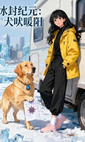 短剧《冰封纪元：犬吠暖阳》海报