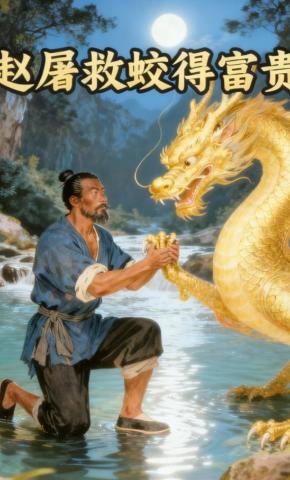 短剧赵屠救蛟得富贵海报