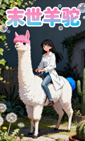 短剧《末世羊驼》海报