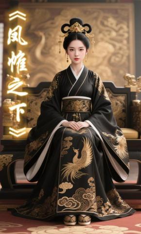 短剧《凤帷之下》海报